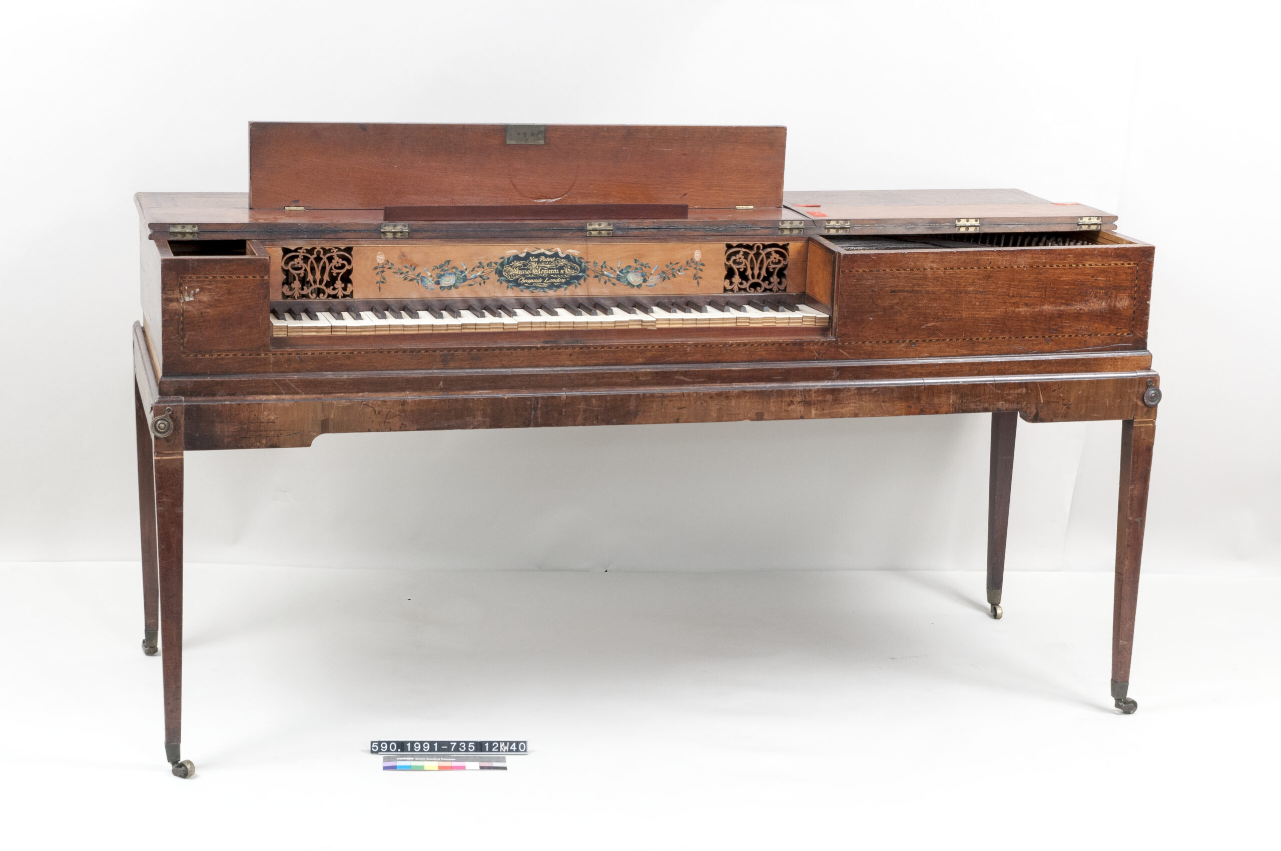 Square piano by Clementi & Co